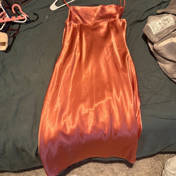 Birdy grey bridesmaid dress-terracotta - Picture 2 of 2